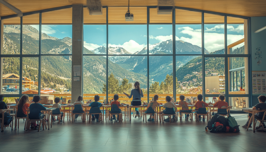 vivir con niños en Andorra